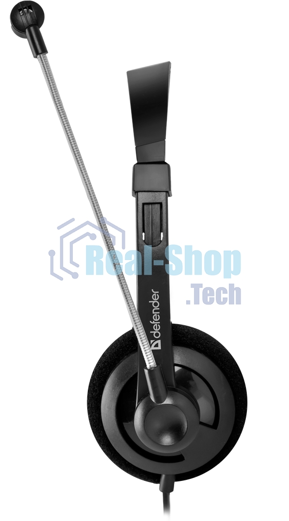 Гарнитура проводная Defender Aura 104 черный (кабель 1.8м)