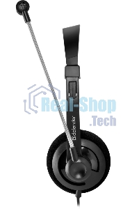 Гарнитура проводная Defender Aura 104 черный (кабель 1.8м)