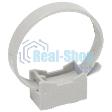 Держатель хомутный для труб со стяжкой d32-63 CFF2 сер. ИЭК CTA10MP-CFF263-K41-100