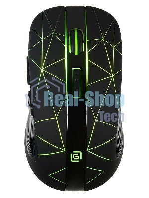 Мышь беспроводная Oklick 976GW черный, 3200 dpi, радиоканал, USB, кнопки - 6