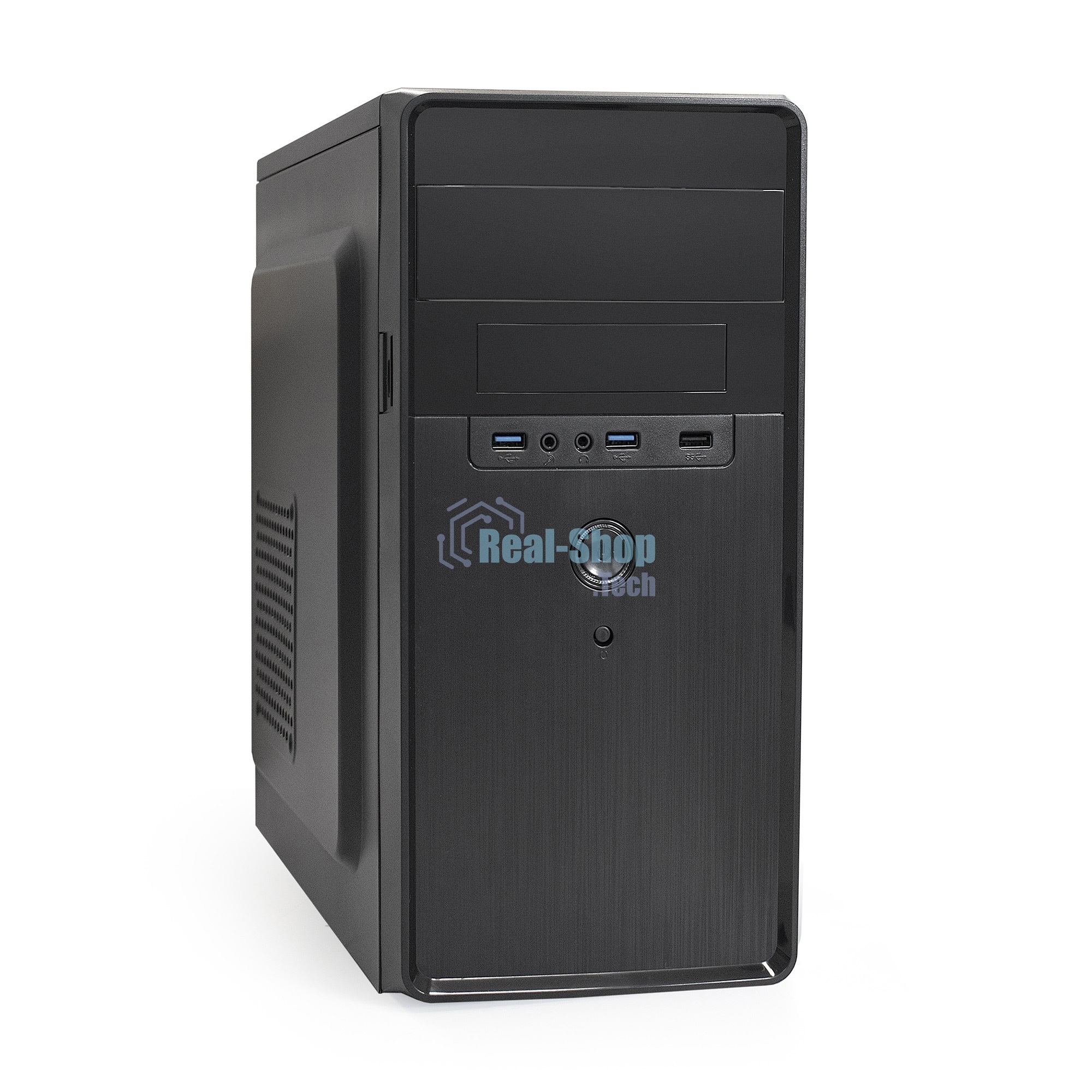 Компьютерный корпус Minitower ExeGate EX286439RUS BA-309U2-400W-8 (mATX, БП AA400 с вент. 8см, 1хUSB+2хUSB 3.0, HD аудио, чер)