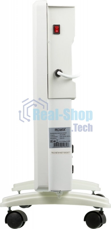 Конвектор Ресанта ОК-2000Е белый, 2000 Вт, 20 м2, термостат, дисплей