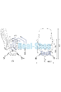 Кресло руководителя Бюрократ T-9950SL Fabric светло-коричневый Velvet 90, крестовина металл хром