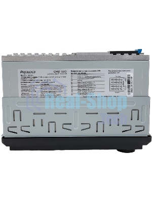 Автомагнитола Prology CMD-330, 1 DIN, Bluetooth, USB Type-A, AUX, пульт ДУ