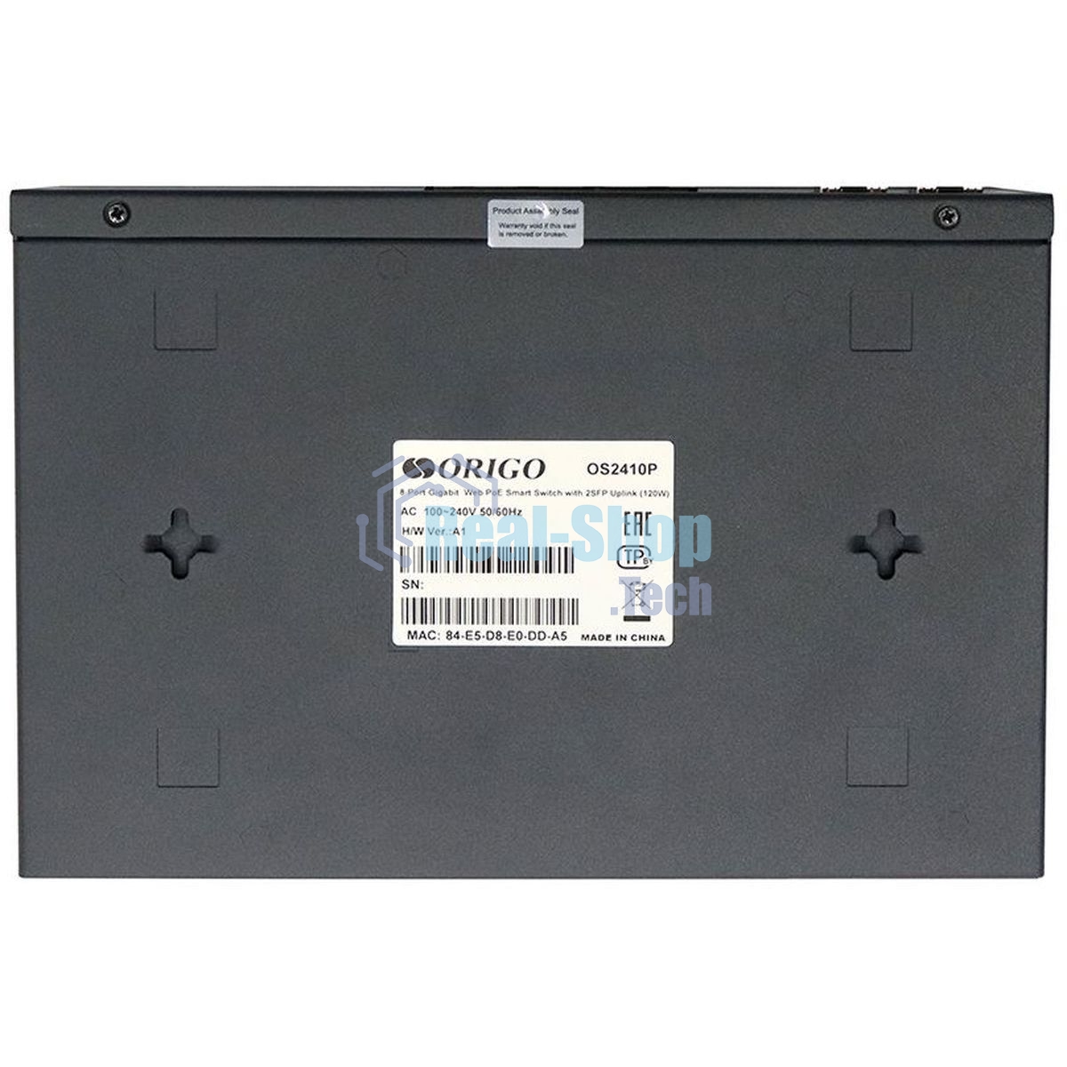 Коммутатор Origo OS2410P/120W OS2410P/120W/A1A 8x1 Гбит/с 2SFP 8PoE 120W настраиваемый