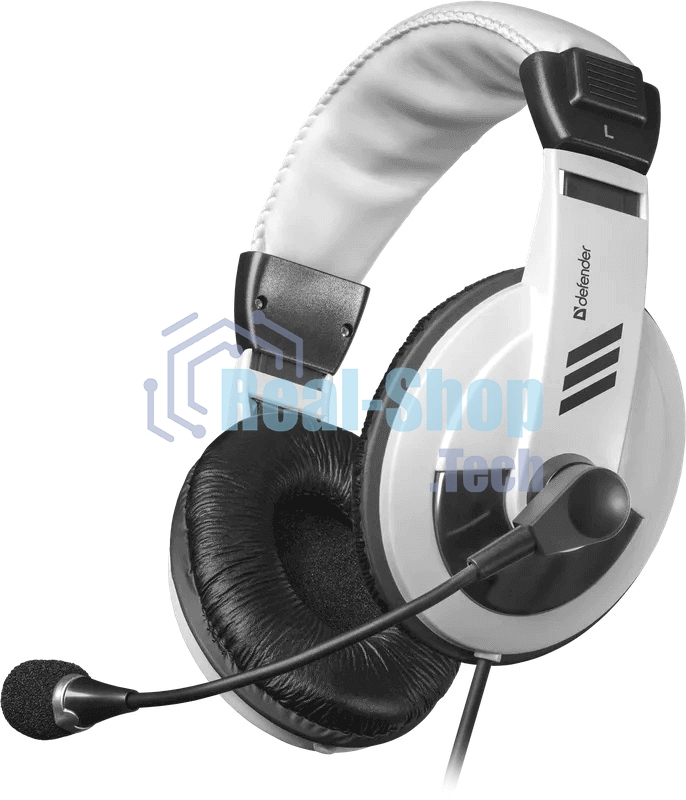 Гарнитура проводная Defender Gryphon 750 белый, кабель 2 м