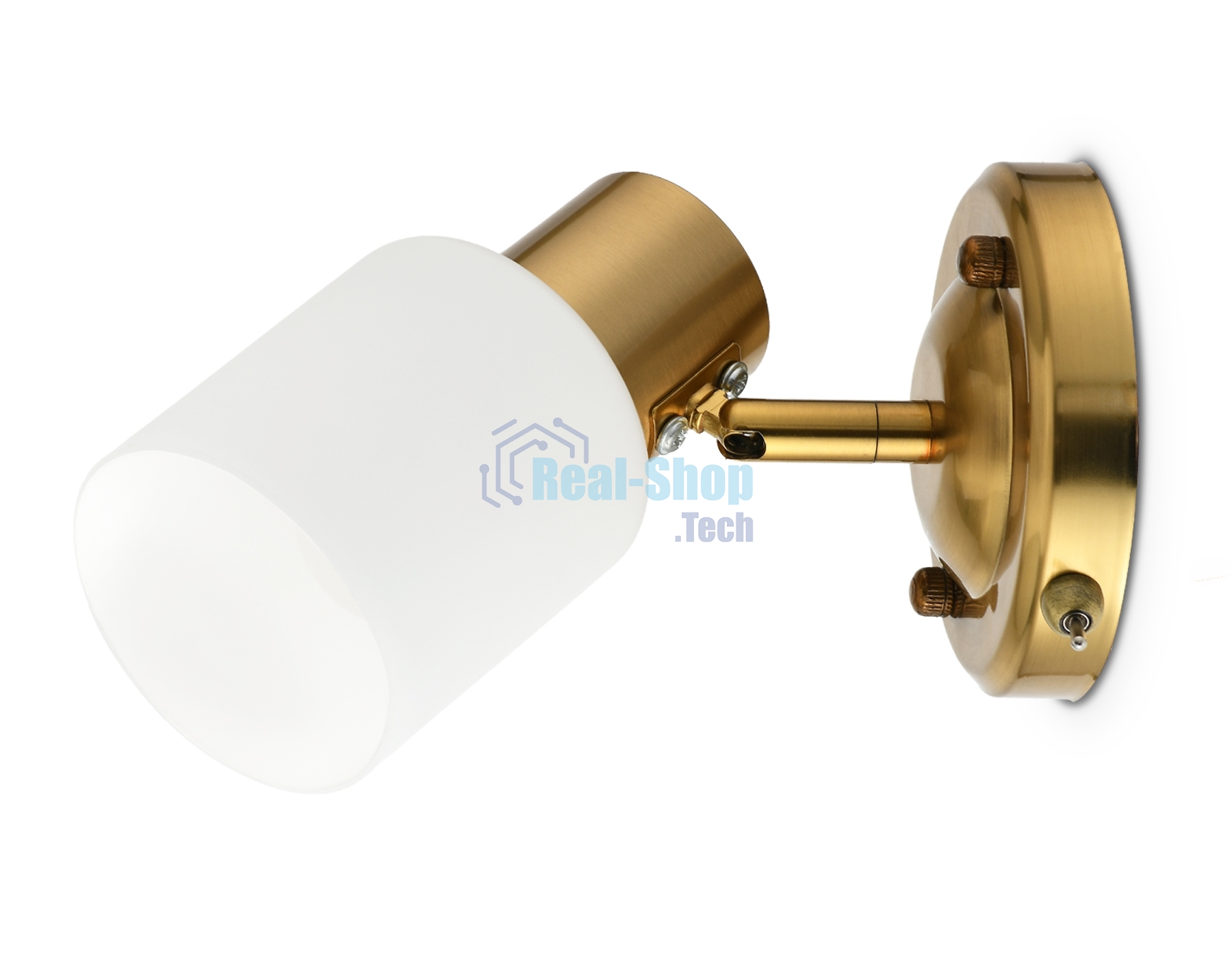 Светильник Ambrella light TR3967 BS/FR латунь/белый матовый E27 max 40W 140*80*194