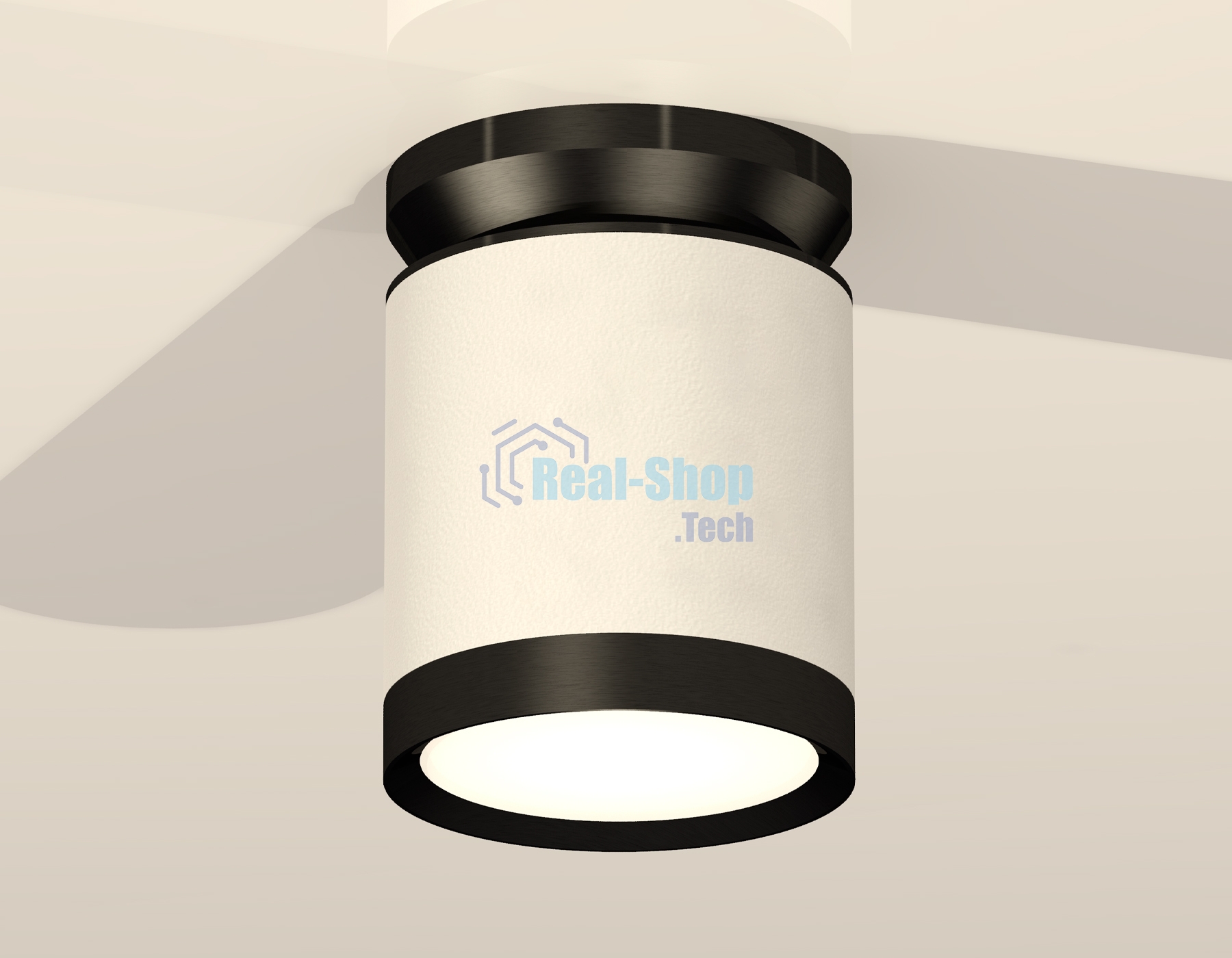 Светильник Ambrella Light XS8141020 SWH/PBK белый песок/черный полированный GX53 (N8902, C8141, N8113)