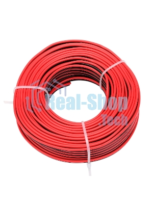Акустический кабель Cablexpert CC-TC2Lx0.35-20M, 2x0.35мм2, 20м, черно-красный, пакет