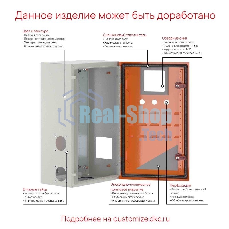 Щит монтажный ЩМП 400х400х200мм STE