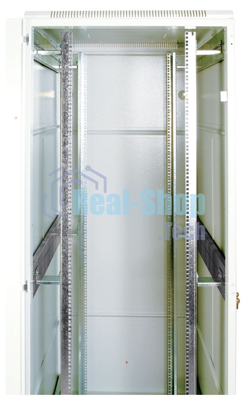 Шкаф коммутационный ЦМО ШТК-М-42.8.8-1ААА 42U 800x820мм пер.дв.стекл задн.дв.стал.лист 2 бок.пан. направл.под закл.гайки 500кг серый