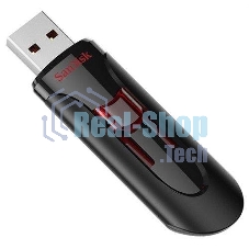 Флешка USB SanDisk CZ600 Cruzer Glide (SDCZ600-256G-G35), 256Gb, USB 3.0, R/W 100/20, черный
