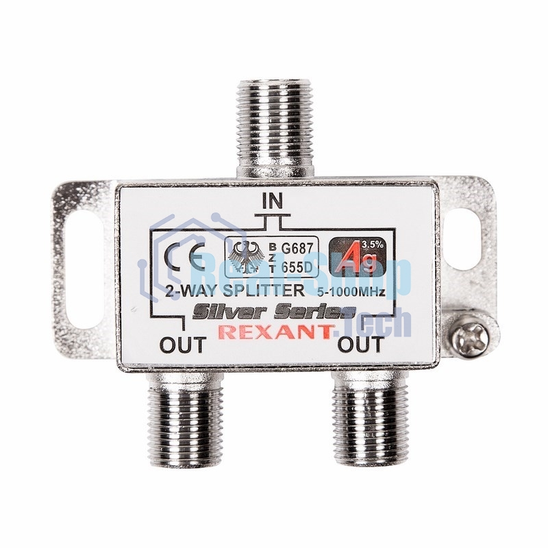 Делитель ТВ Rexant х 2 + 3 шт. F 