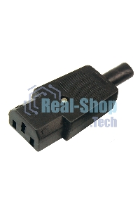 Сетевой штекер на шнур Rexant (1 шт.) (пакет БОПП)