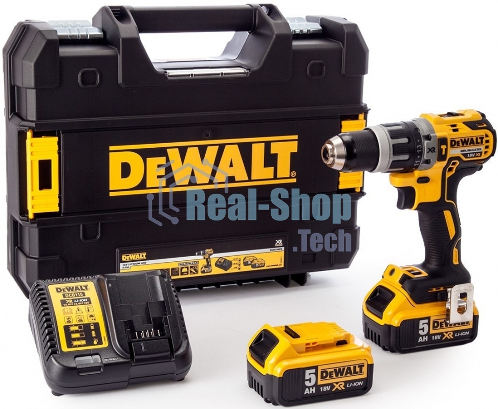Дрель DeWalt DCD796P2-QW, 460 Вт, сетевая, ударная