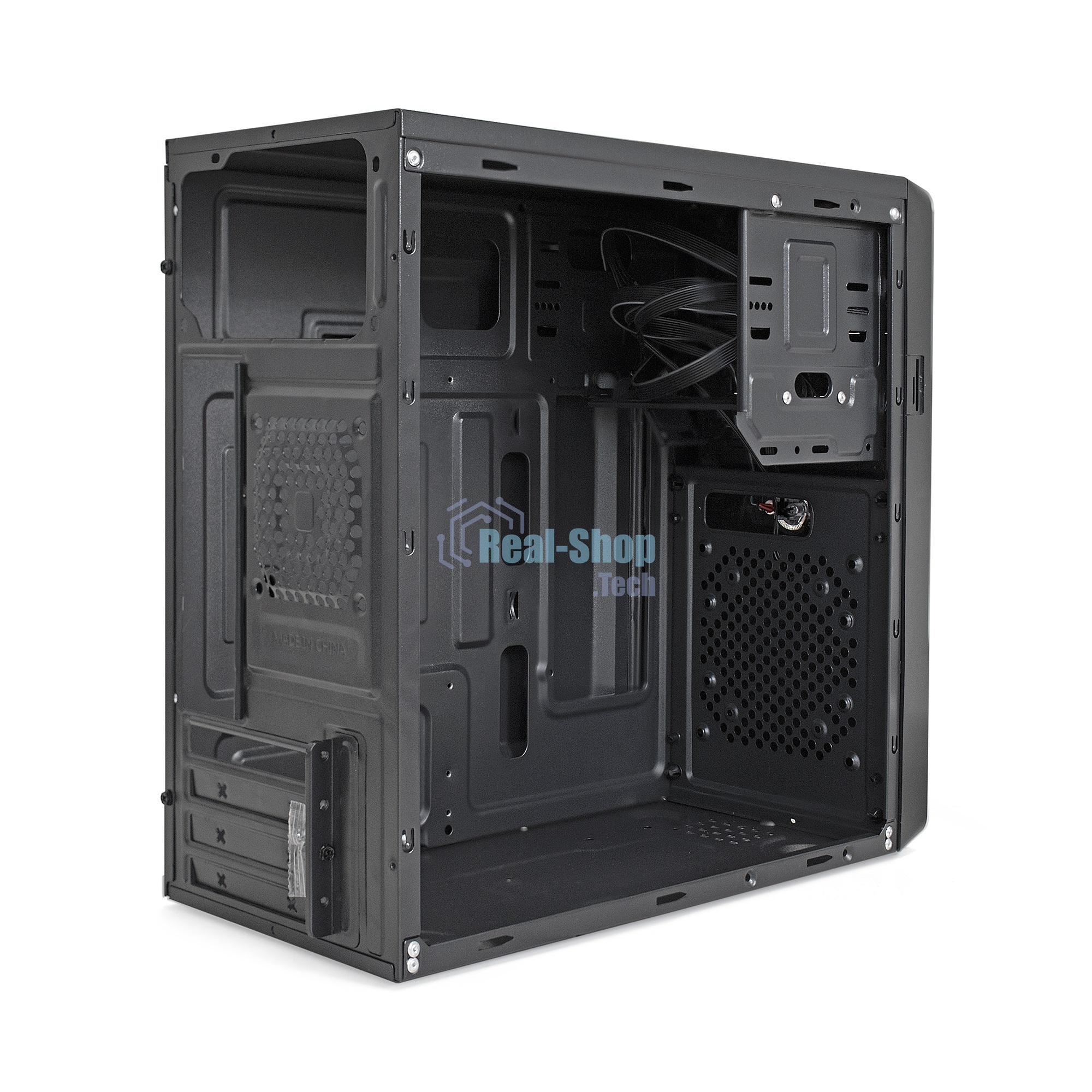Компьютерный корпус Minitower ExeGate EX286439RUS BA-309U2-400W-8 (mATX, БП AA400 с вент. 8см, 1хUSB+2хUSB 3.0, HD аудио, чер)