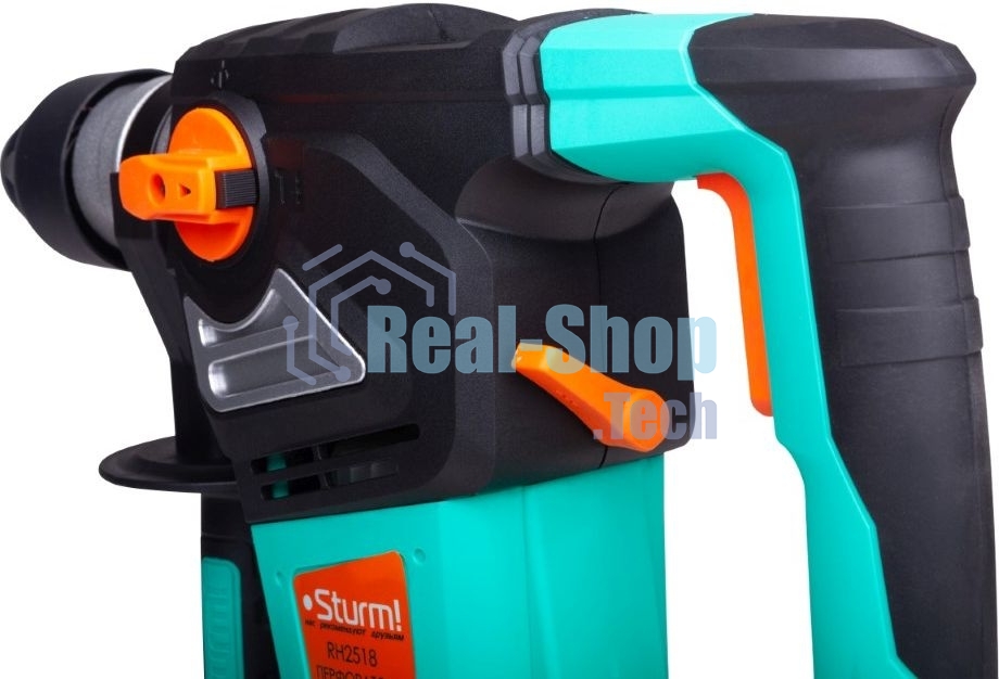 Перфоратор Sturm RH2518 1850Вт SDS+ 36мм 750об/мин 5Дж 3 режима кейс