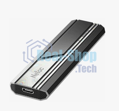 Внешний SSD Netac ZX10, 1TB, USB 3.2 Gen 2 Type-C, R/W 1050/1050, черный