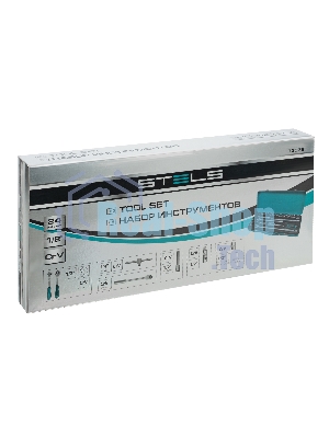 Набор торцевых головок с трещоткой Stels 1/2