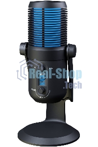 Микрофон проводной Оклик SM-400G 2м черный