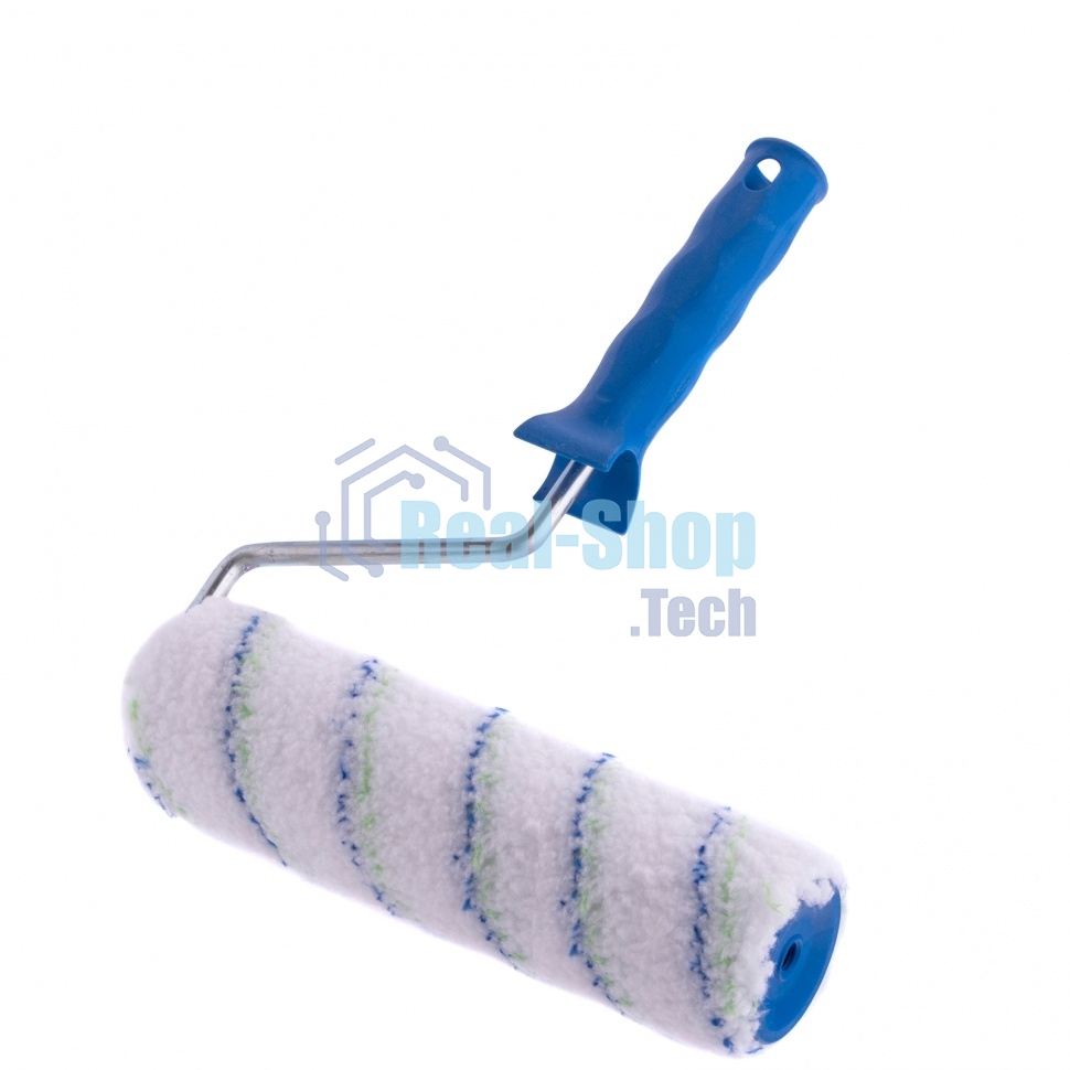 Валик Сибртех Водные краски, 250 мм, ворс 12 мм, D - 48 мм, D ручки - 8 мм