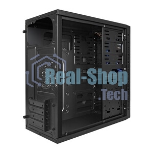 Компьютерный корпус Minitower ExeGate EX272745RUS QA-412U Black, mATX, (XP400, Black, 120мм), 2хUSB+2хUSB 3.0, Audio