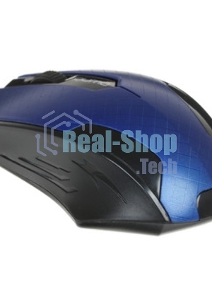 Мышь проводная Qumo Office M14 синий, 1000 dpi, USB, кнопки - 3