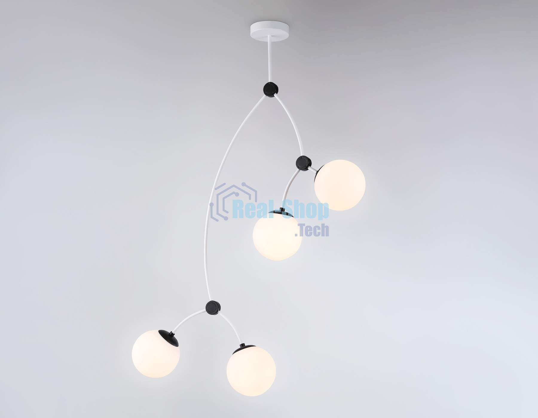 Светитльник Ambrella Light TR2572/4 WH/BK белый/черный E27/4 max 60W D790*1120