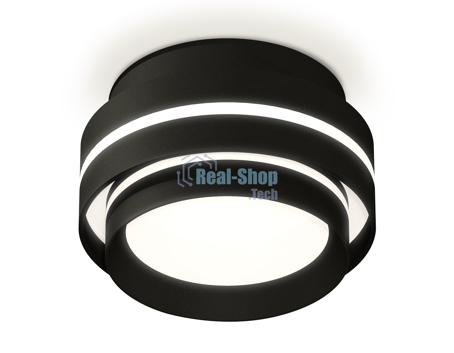 Светильник Ambrella Light XS8414004 SBK/FR черный песок/белый матовый GX53 (C8414, N8478)