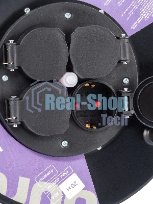 Сетевой удлинитель Buro BU-PSR4.50/G-16 50м (4 розетки) оранжевый (коробка)