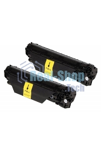 Картридж лазерный Cactus CS-CE285AD черный, комплект 2х1600 стр., для HP LJ P1102/P1102W/M1130/M1132