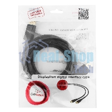 Кабель DisplayPort Gembird/Cablexpert, 3м, 20M/20M, черный, экран, пакет(CC-DP-10)