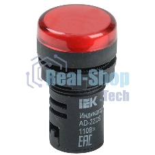 Арматура светосигнальная AD-22DS 24В AC/DC красн. ИЭК BLS10-ADDS-024-K04
