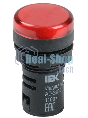 Арматура светосигнальная AD-22DS 24В AC/DC красн. ИЭК BLS10-ADDS-024-K04