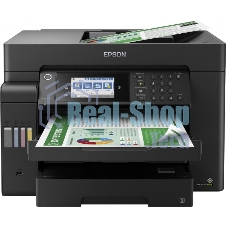 МФУ струйное Epson L15150, (A3, ADF, duplex, 35 стр./мин., Ethernet, Wi-Fi черный)