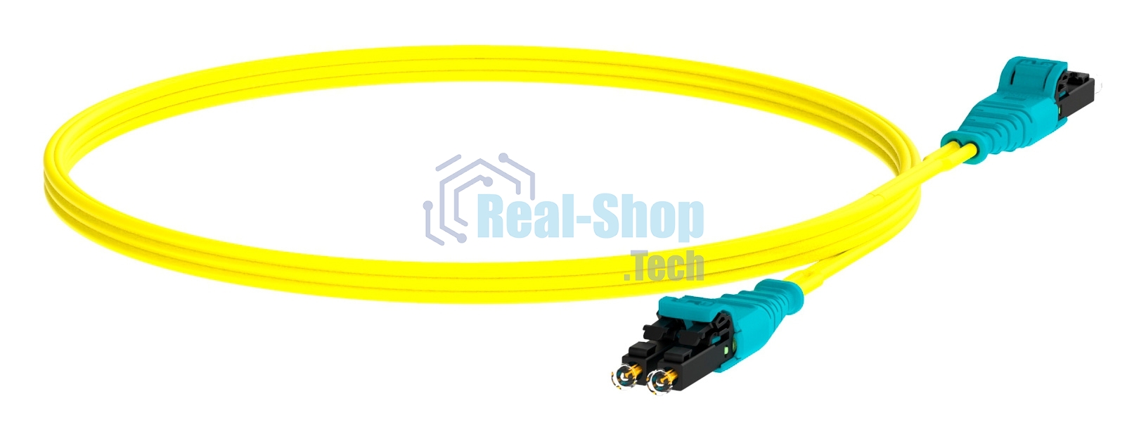 Патч-корд Panduit F92ELQ1Q1SNM003 2x9/125 OS1/OS2 LC push-pull-LC push-pull 3м LSZH желтый