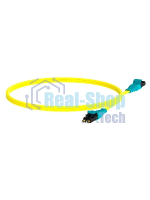 Патч-корд Panduit F92ELQ1Q1SNM003 2x9/125 OS1/OS2 LC push-pull-LC push-pull 3м LSZH желтый