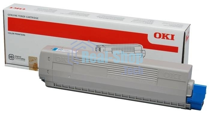 Картридж лазерный Oki C822 7.3К (голубой)
