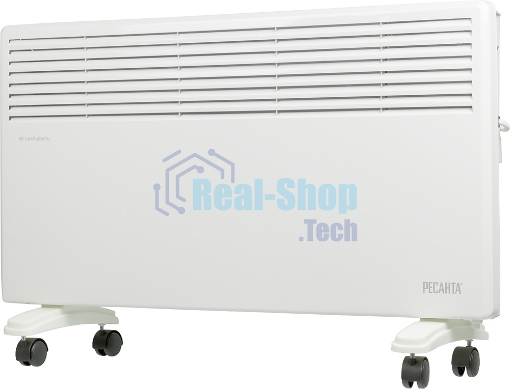 Конвектор Ресанта ОК-2000Е белый, 2000 Вт, 20 м2, термостат, дисплей