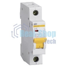 Выключатель автоматический модульный 1п B 10А 4.5кА ВА47-29 ИЭК MVA20-1-010-B