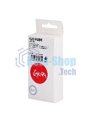 Картридж струйный Sakura 2932B004 (520 PG Black) для Canon, черный, 16 мл., 340 к.