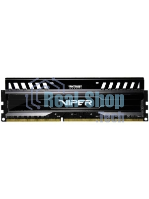 Оперативная память Patriot Viper 3, DDR3, 8GB (1x8 GB), 1600 MHz, CL10, радиатор, черный