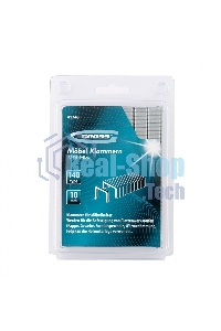 Скобы Gross 10 мм, для мебельного степлера, усиленные, тип 140, 1250 шт.