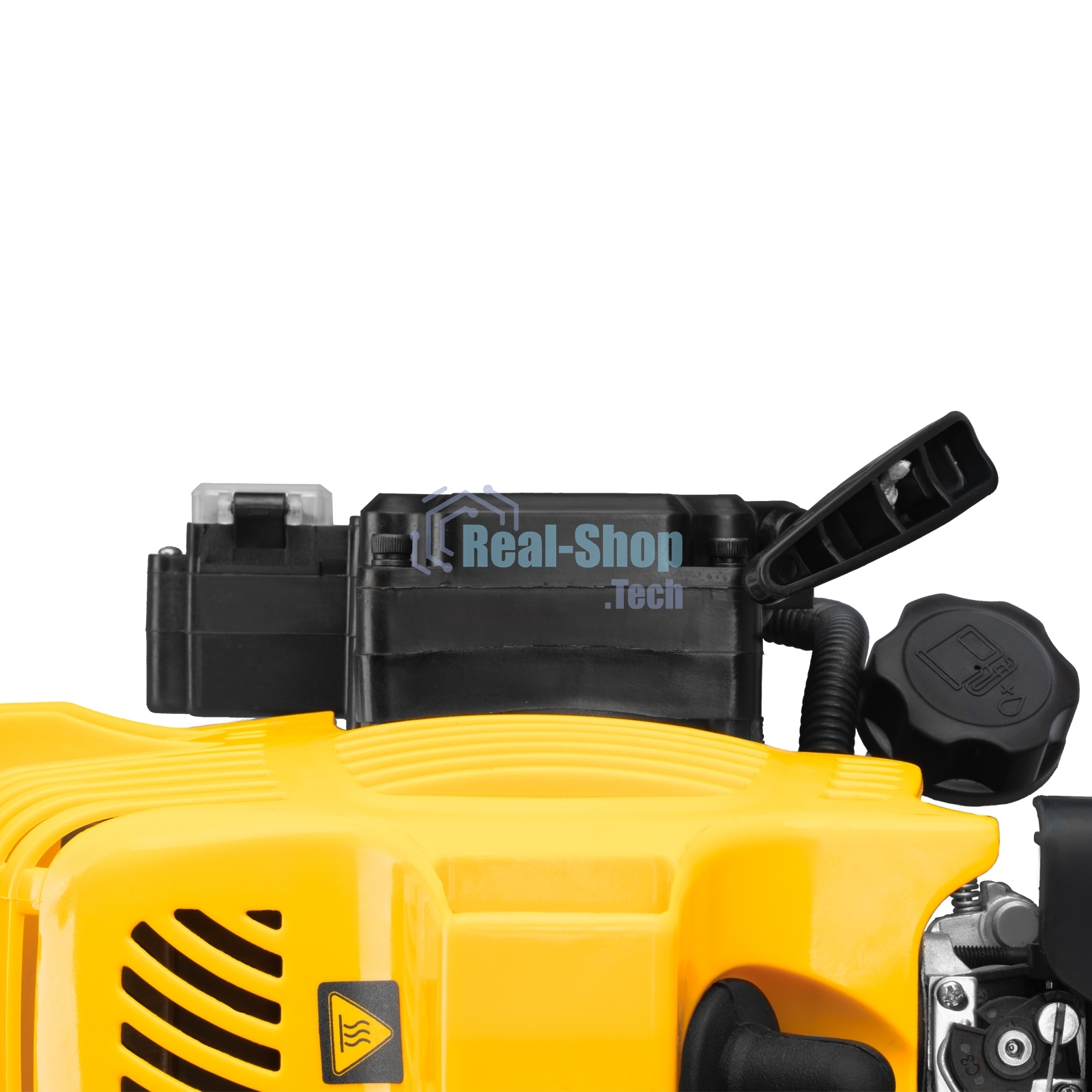 Триммер бензиновый Denzel DT-43E, 43 см3, неразъемная штанга, электростартер, состоит из 2 частей