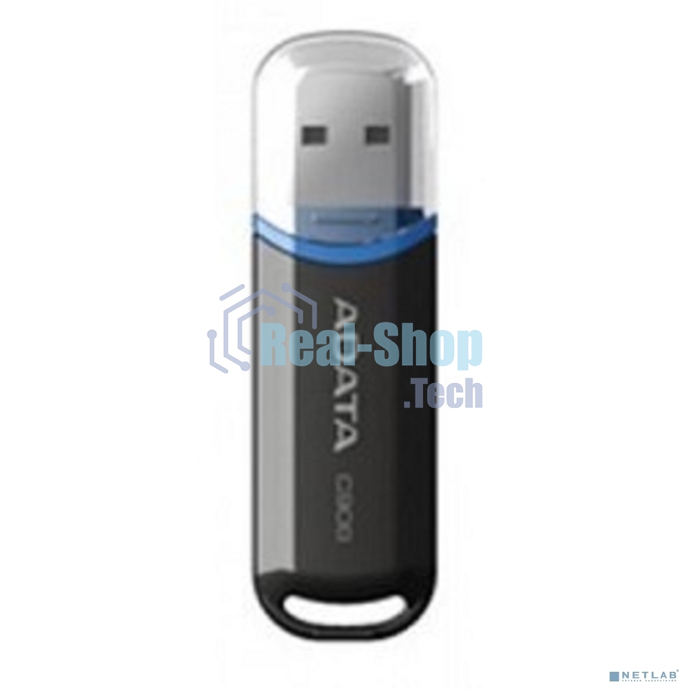 Флешка USB ADATA C906 (AC906-32G-RBK), 32Gb, USB 2.0, R/W 15/5, черный/синий