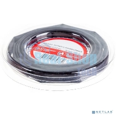 Трубка термоусаживаемая Rexant 6,0/3,0 мм черная, ролик 2,44 м