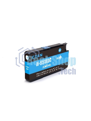 Картридж струйный NVPrint 951XL (NV-CN046AE) Cyan для HP OfficejetPro 251/276/8100/8615/8616/8600/8610/8620/8630/8640/8650/8660 (30 мл) cовместимый