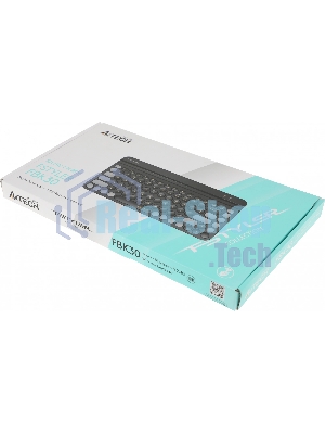 Клавиатура беспроводная A4Tech Fstyler FBK30 черный/серый USB BT/Radio slim Multimedia