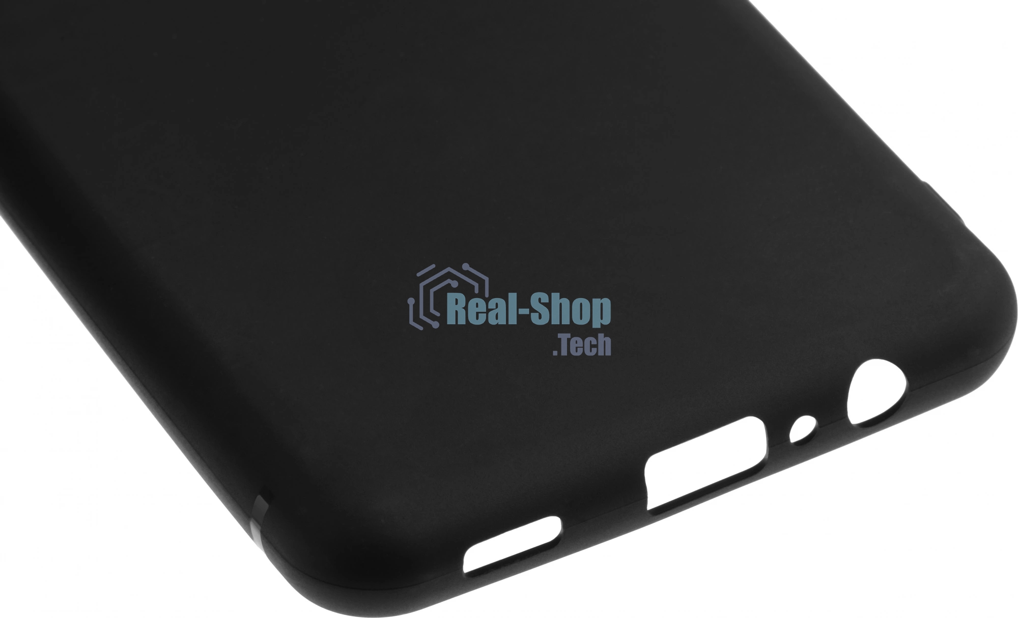 Чехол (клип-кейс) BoraSCO Silicone Case для Samsung Galaxy A12 черный (матовый)
