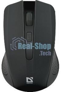 Мышь беспроводная Defender Accura MM-935 черный, 1600 dpi, радиоканал, USB, кнопки - 4